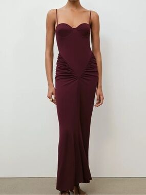 Zara | Dresses | Zara Festive Days Purple Sequin Mock Neck Maxi Dress |  Poshmark